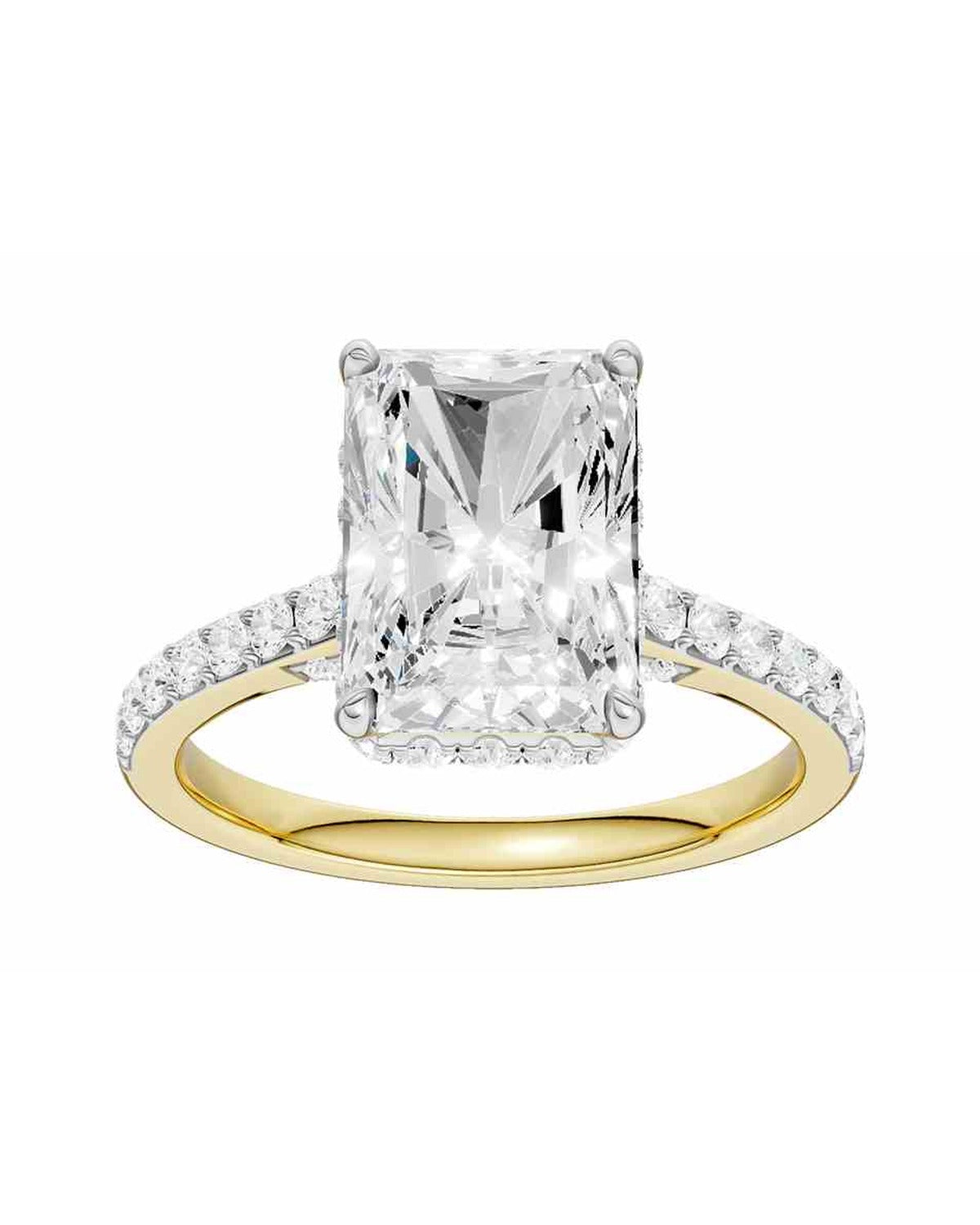 14K 4.50 CT Lab Grown Diamond Ring