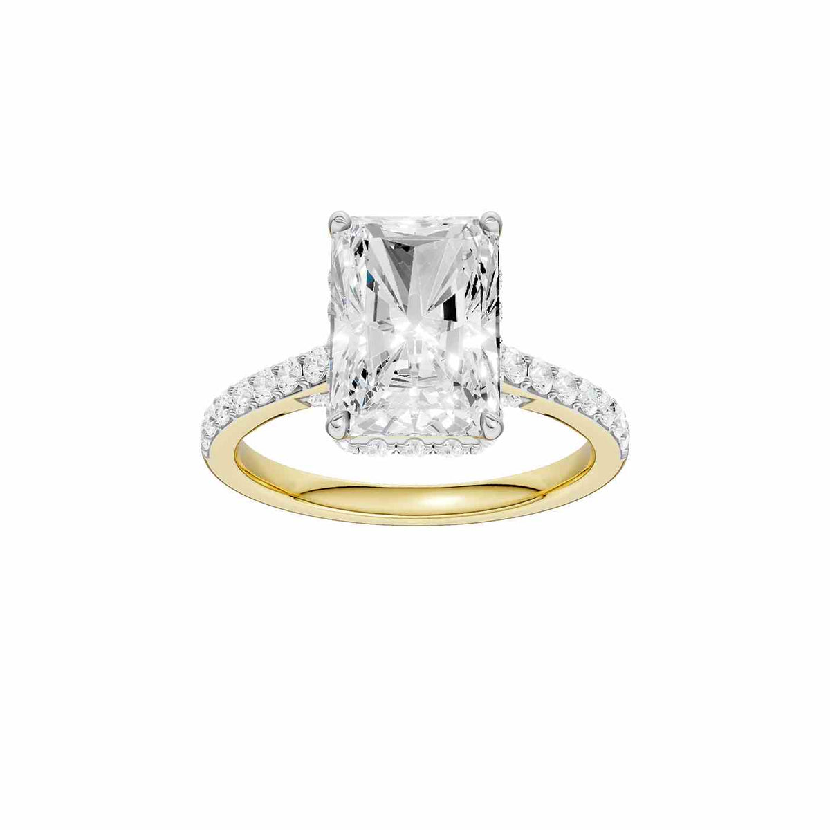 14K 4.50 CT Lab Grown Diamond Ring