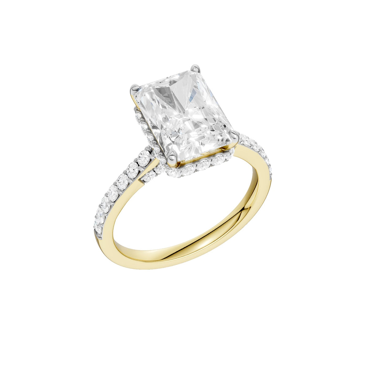 14K 4.50 CT Lab Grown Diamond Ring