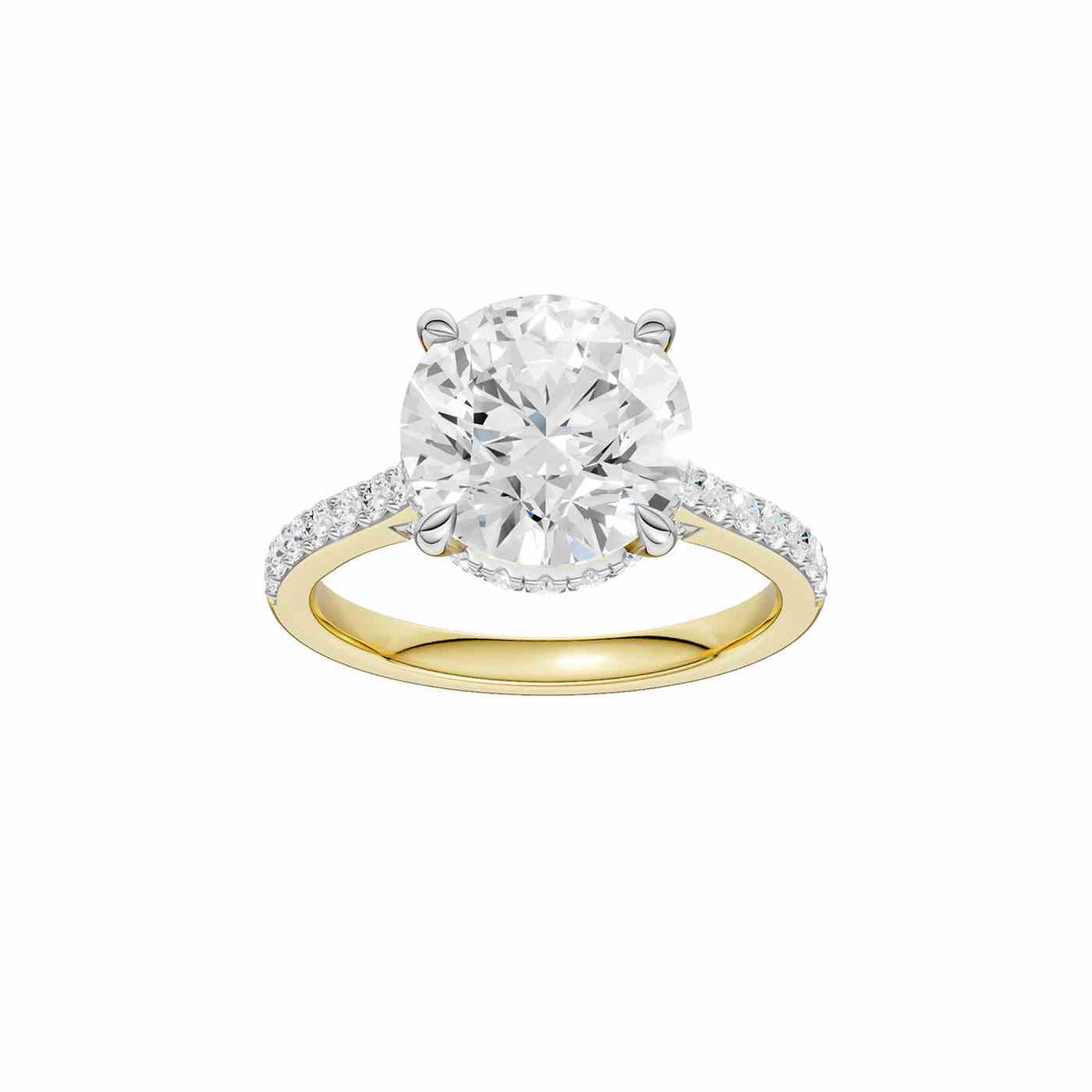 14K 4.50 CT Lab Grown Diamond Ring