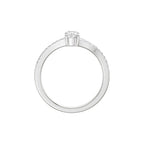 14K 1.00CT Lab Grown Diamond Fancy Ring