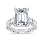 14K 9.50CT Certified Lab Grown Engagement Ring
