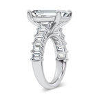 14K 9.50CT Certified Lab Grown Engagement Ring