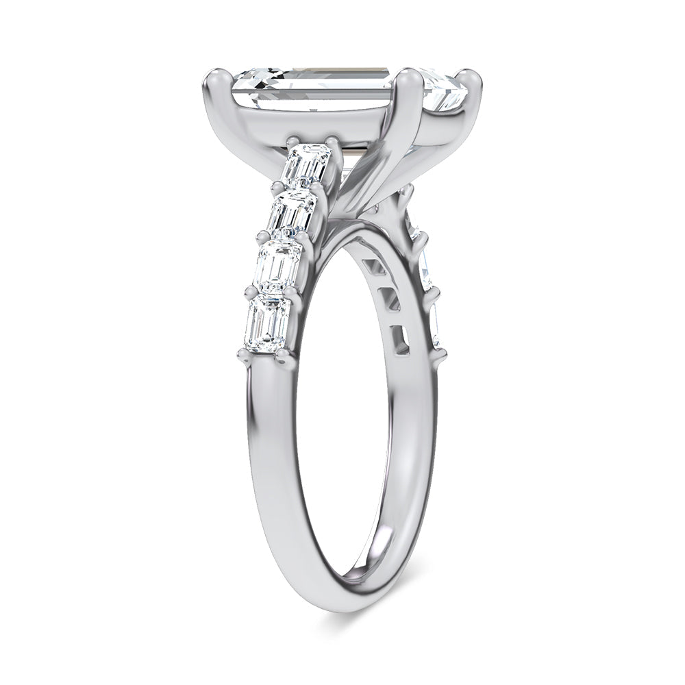 14K 5.72CT Certified Lab Grown Engagement Ring