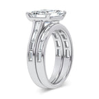14K 5.72CT Certified Lab Grown Diamond Bridal Set