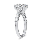 14K 3.60CT Certified Lab Grown Engagement Ring