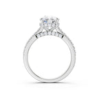 14K 3.50CT Lab Grown Diamond Engagement Ring