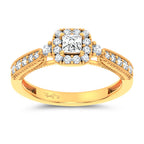 14K 0.55CT Certified Lab Grown Promise Ring
