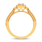 14K 0.55CT Certified Lab Grown Promise Ring