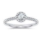 14K 0.40CT Certified Lab Grown Promise Ring