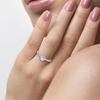 14K 0.40CT Certified Lab Grown Promise Ring