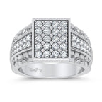 14K 1.50CT LAB GROWN Diamond Mens Ring