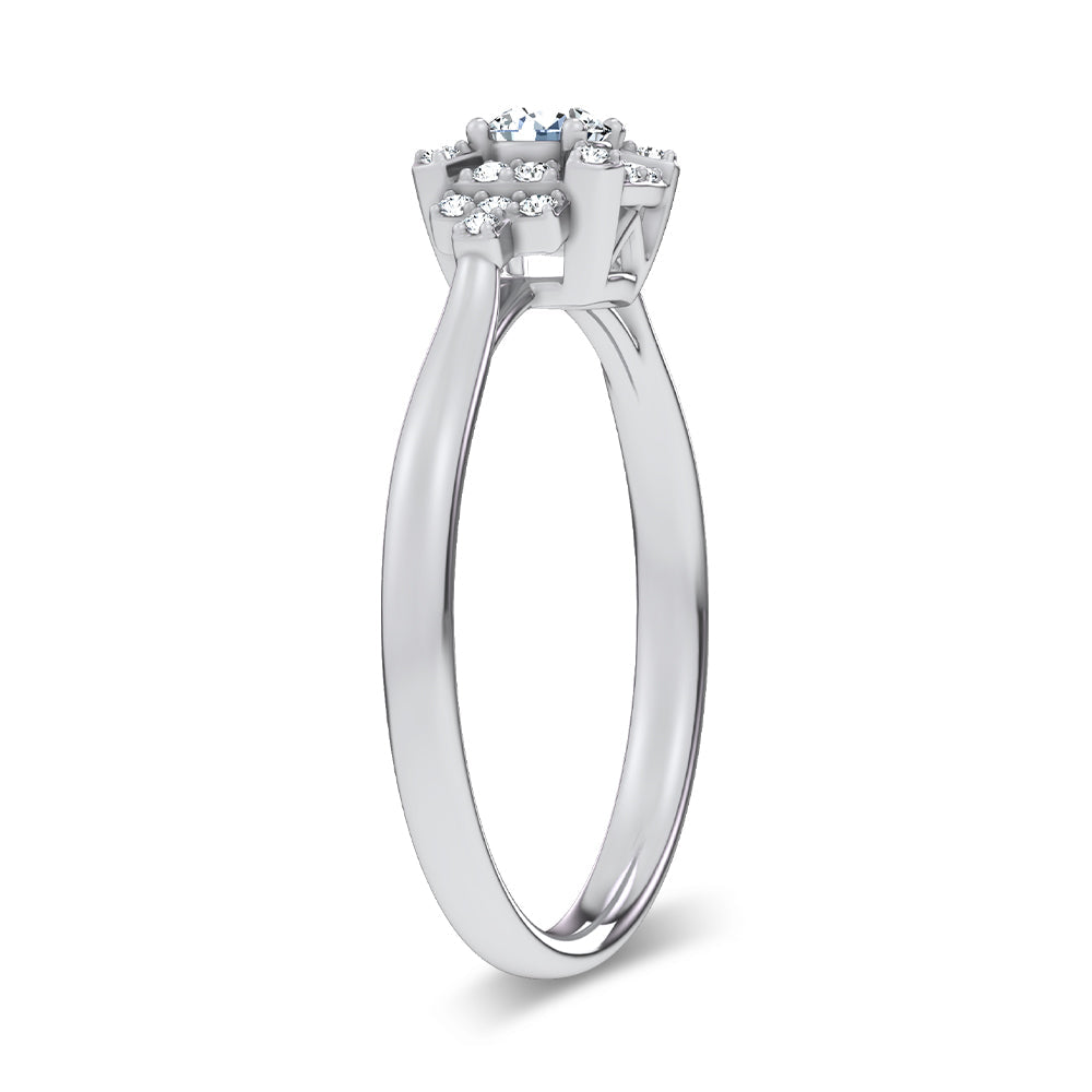 14K 0.25CT Certified Lab Grown Ring