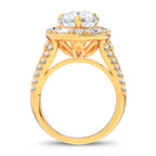 14K 6.60CT Certified Lab Grown Engagement Ring