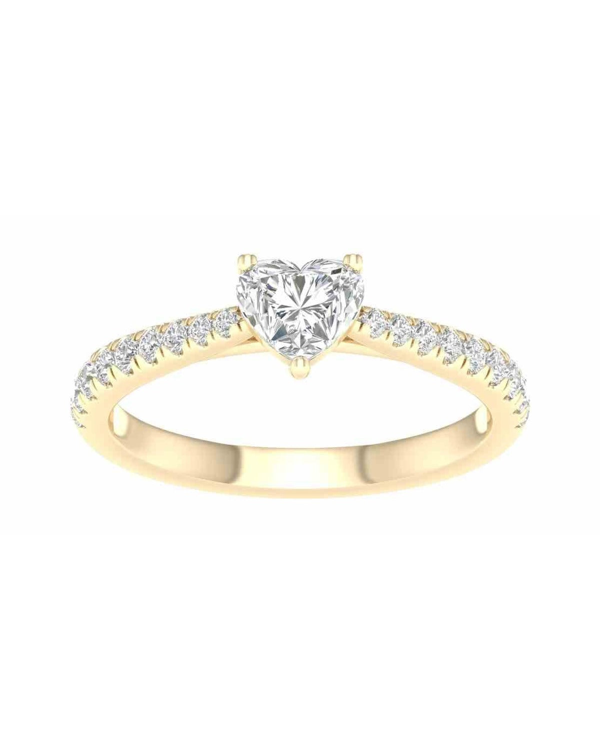 14K 0.75 CT Lab Grown Diamond Ring