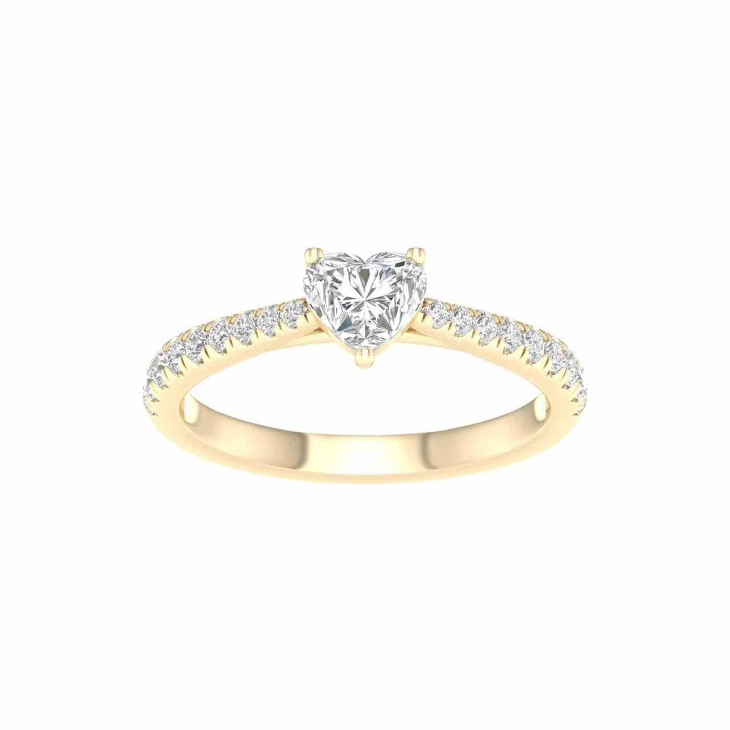 14K 0.75 CT Lab Grown Diamond Ring