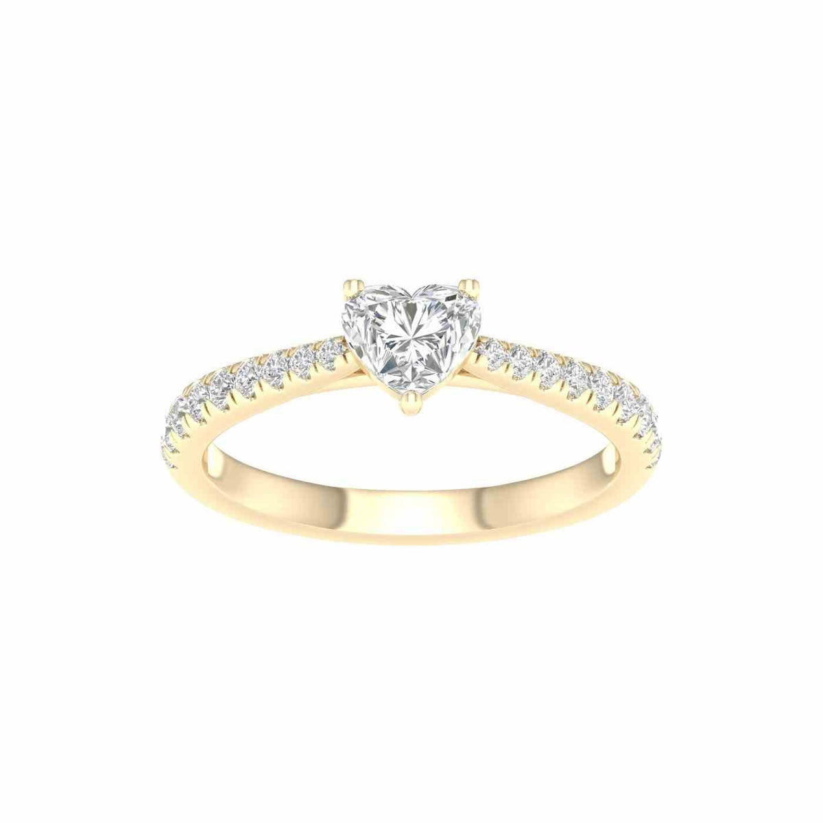 14K 0.75 CT Lab Grown Diamond Ring