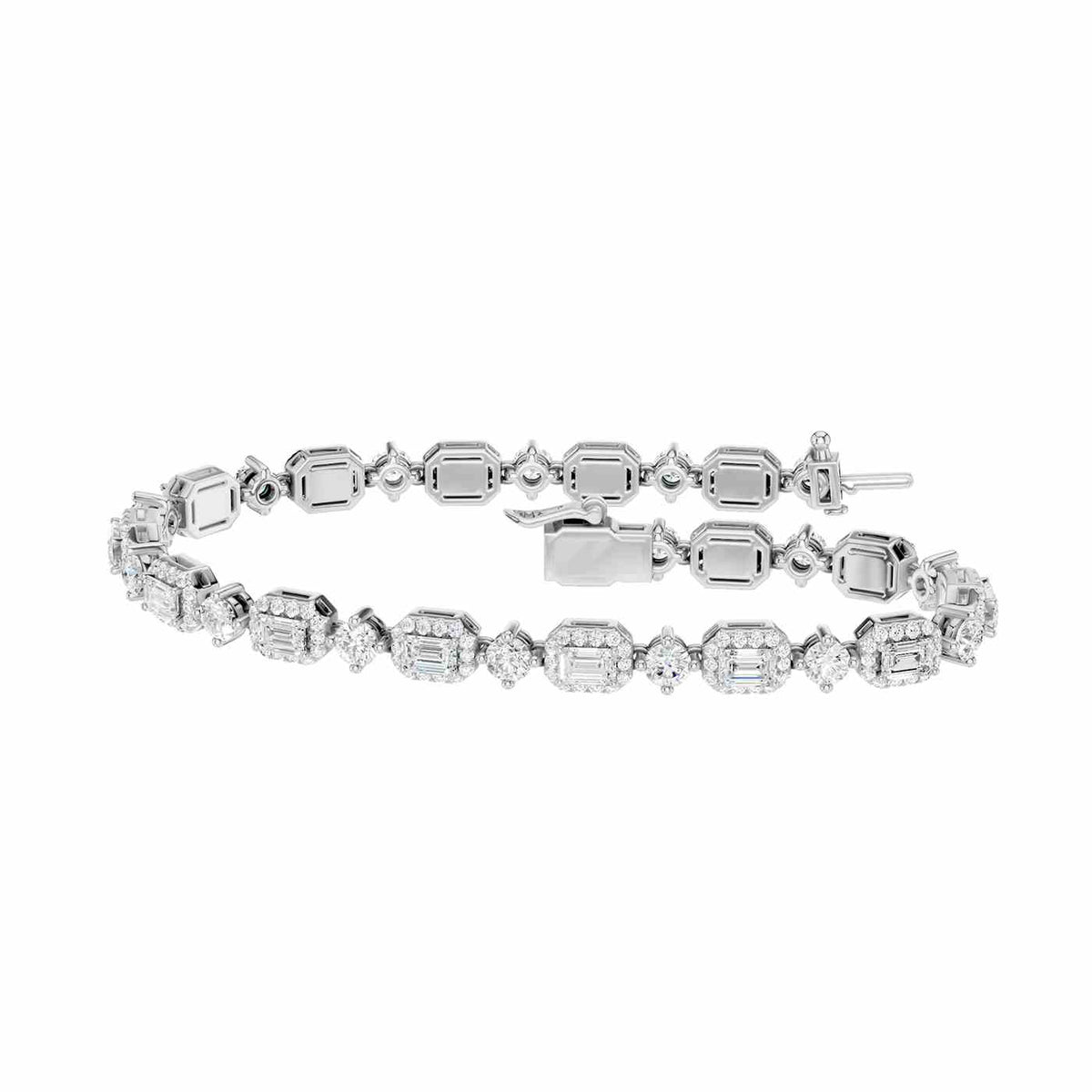 14K 7.00 CT Lab Grown Diamond Bracelet