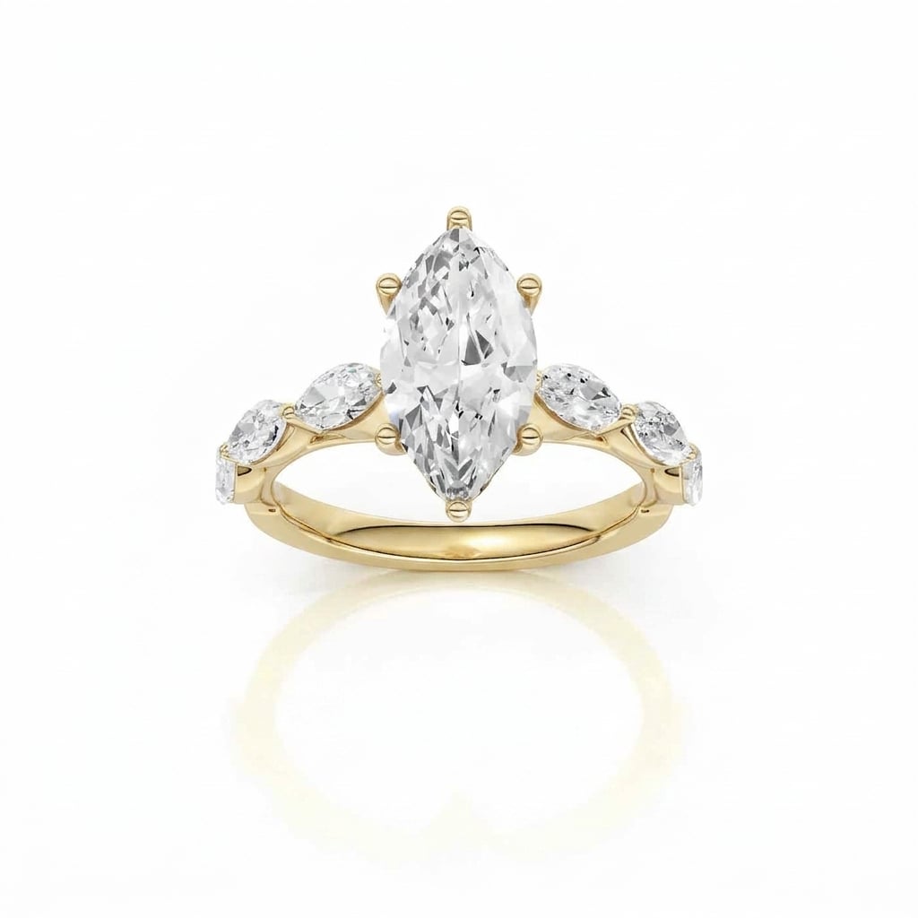 14K 2.74 CT Lab Grown Diamond Ring