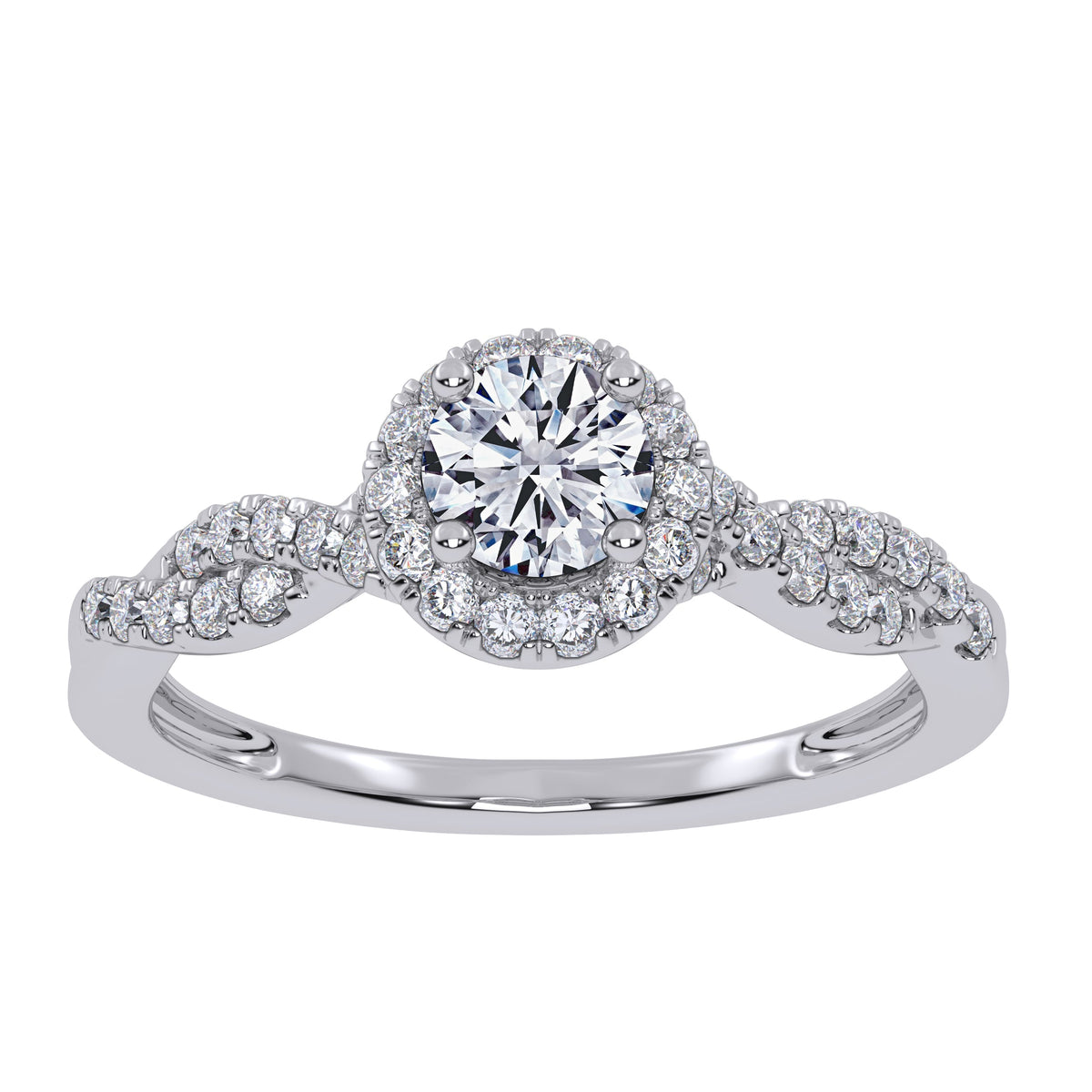 10K 0.53ct Lab Grown Promise Ring