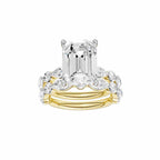 14K 6.00 CT Lab Grown Diamond Bridal Set
