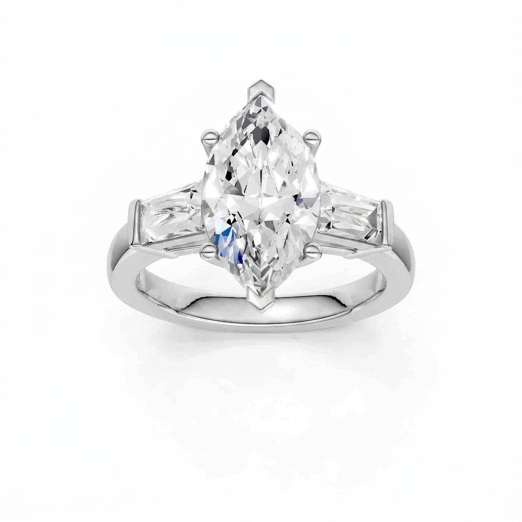 14K 3.00 CT Lab Grown Diamond Ring