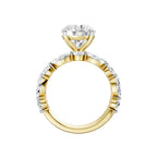 14K 5.00 CT Lab Grown Diamond Bridal Set