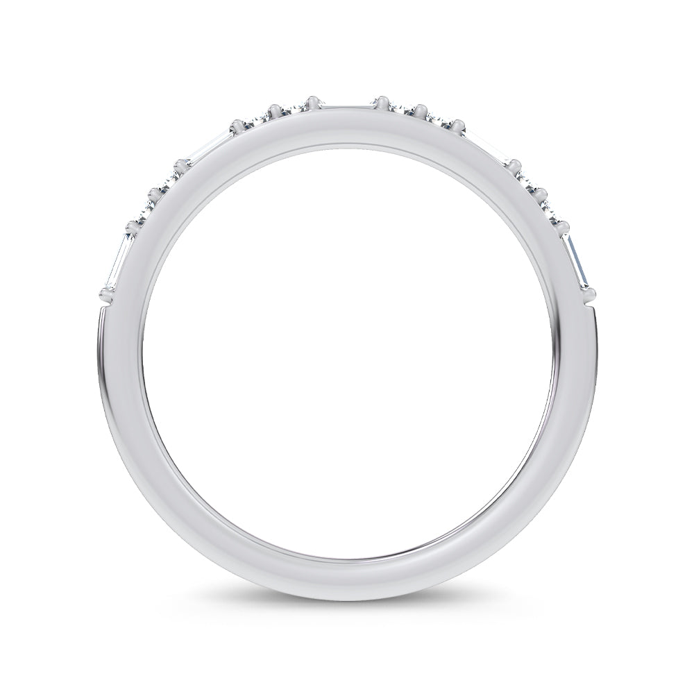 14K 0.20CT Certified Lab Grown Fancy Band