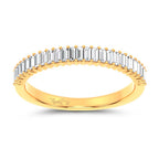 14K 0.33CT Certified Lab Grown Fancy Band