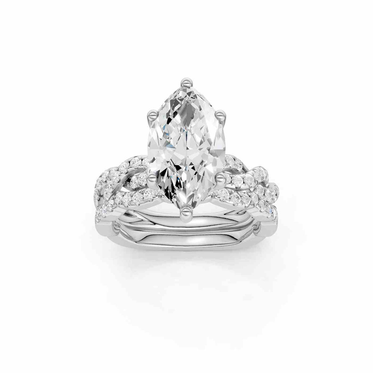 14K 3.50 CT Lab Grown Diamond Ring