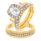 14K 3.00CT DIAMOND TRIO SET