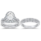 14K 3.17CT Certified Lab Grown TRIO SET