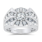 14k 3.00CT Certified Lab Grown Mens Ring