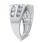 14k 3.00CT Certified Lab Grown Mens Ring