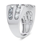14k 5.00CT Certified Lab Grown Mens Ring