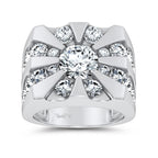 14k 7.00CT Certified Lab Grown Mens Ring