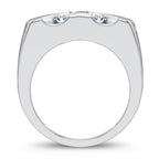 14k 7.00CT Certified Lab Grown Mens Ring