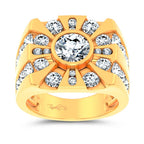 14k 4.49CT Certified Lab Grown Mens Ring