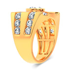 14k 4.49CT Certified Lab Grown Mens Ring
