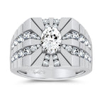 14K 2.25CT Certified Lab Grown Mens Ring