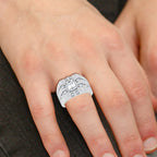 14k 3.00CT Certified Lab Grown Mens Ring