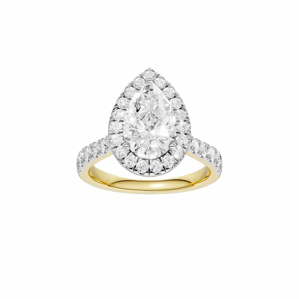 14K 3.50 CT Lab Grown Diamond Ring