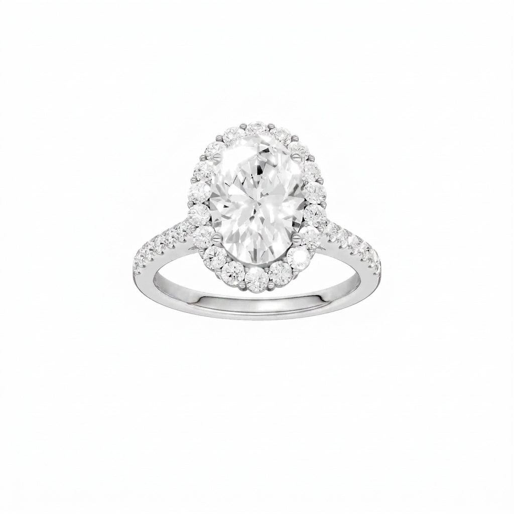 14K 3.33 CT Lab Grown Diamond Ring