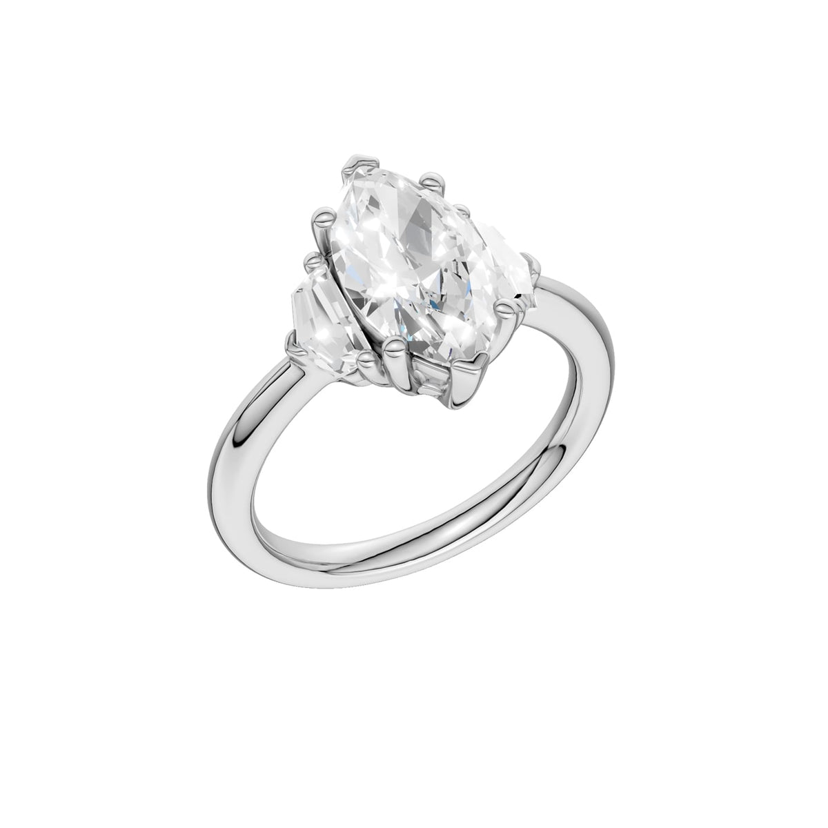14K 2.50 CT Lab Grown Diamond Ring