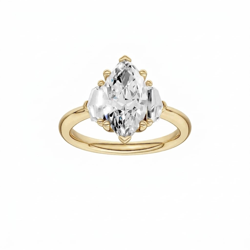 14K 2.50 CT Lab Grown Diamond Ring