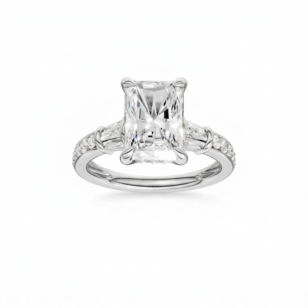 14K 3.50 CT Lab Grown Diamond Ring
