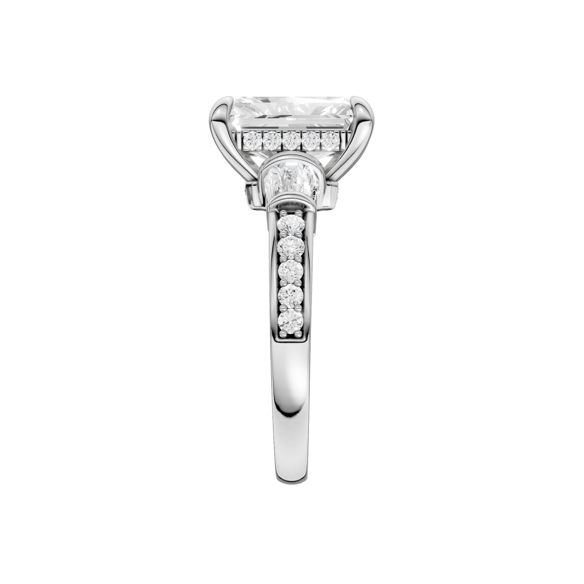 14K 3.50 CT Lab Grown Diamond Ring