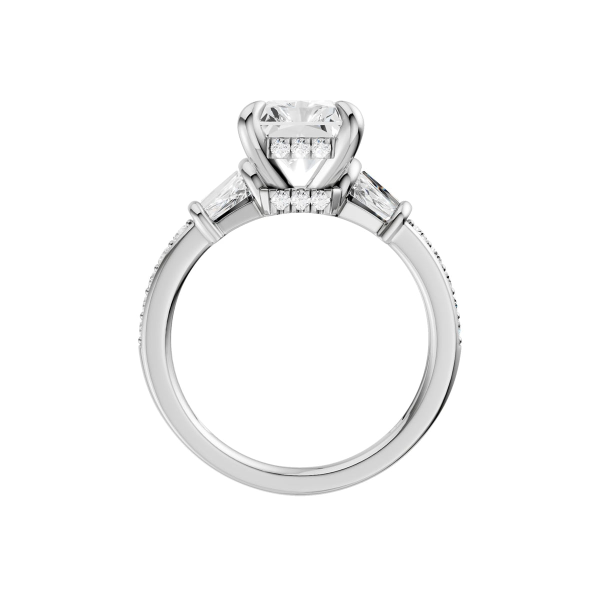 14K 3.50 CT Lab Grown Diamond Ring