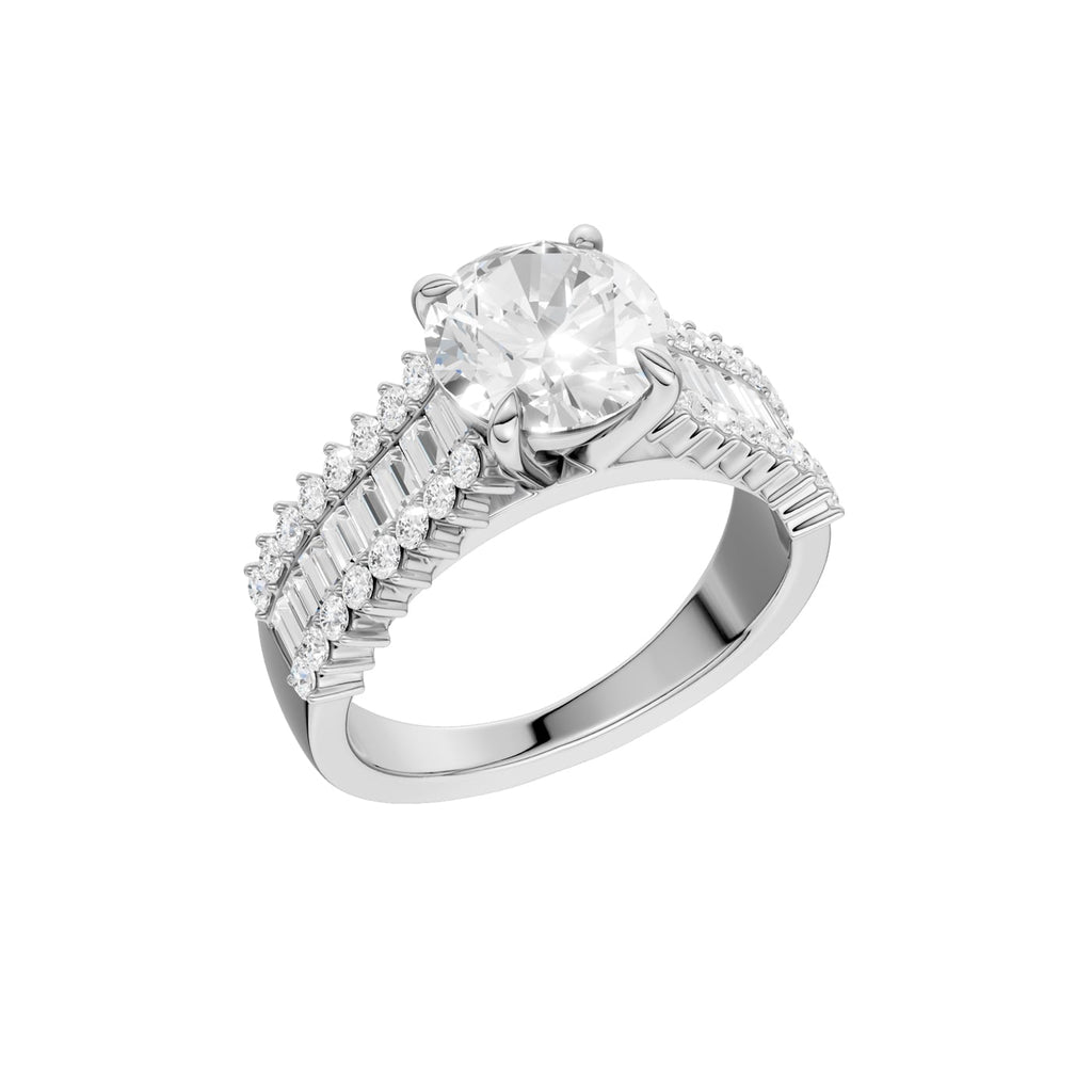 14K 2.75 CT Lab Grown Diamond Ring