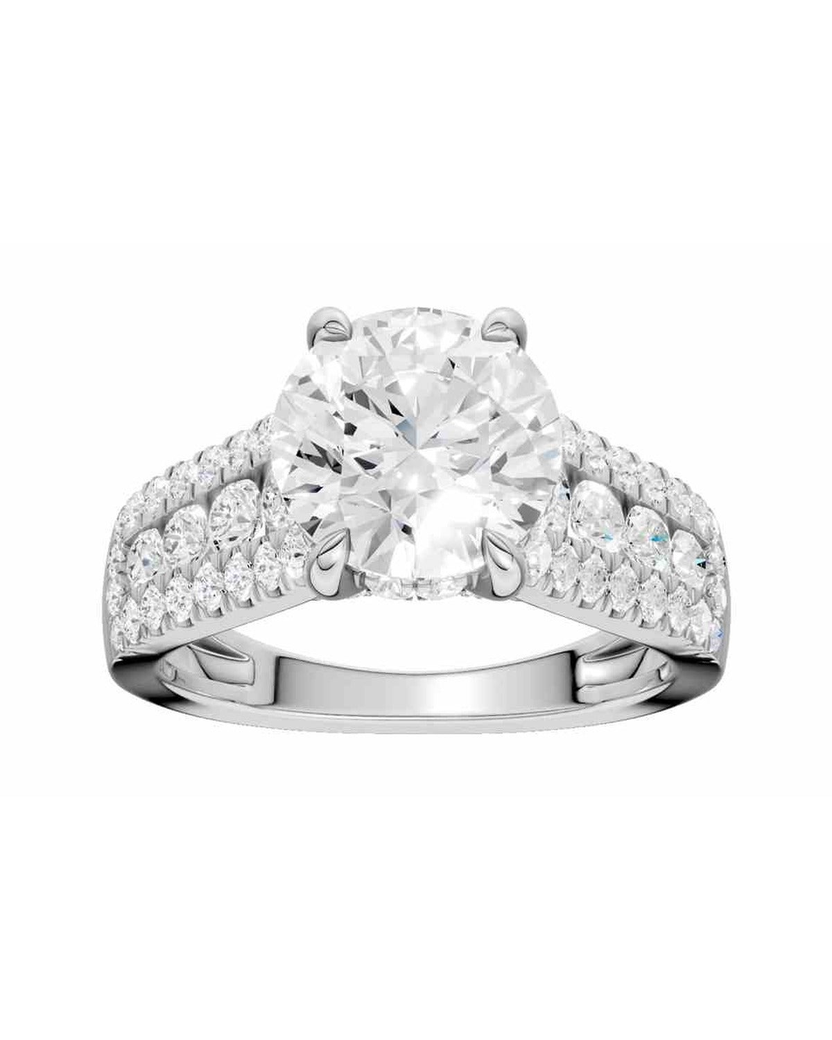 14K 4.00 CT Lab Grown Diamond Ring